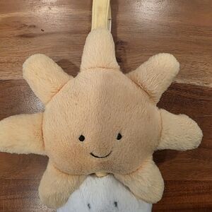 Baby Jellycat Sun Cloud Pull Lullaby Soother Mobile Crib Pram Stroller Plush